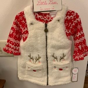 Christmas holiday reindeer winter outfit